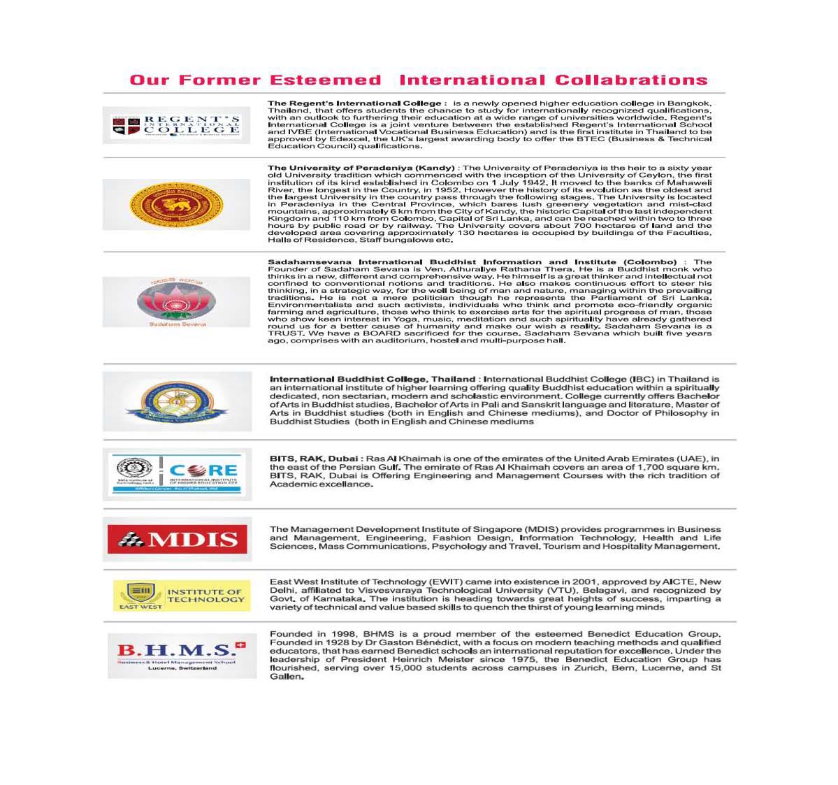 Switzerland International Collaboration