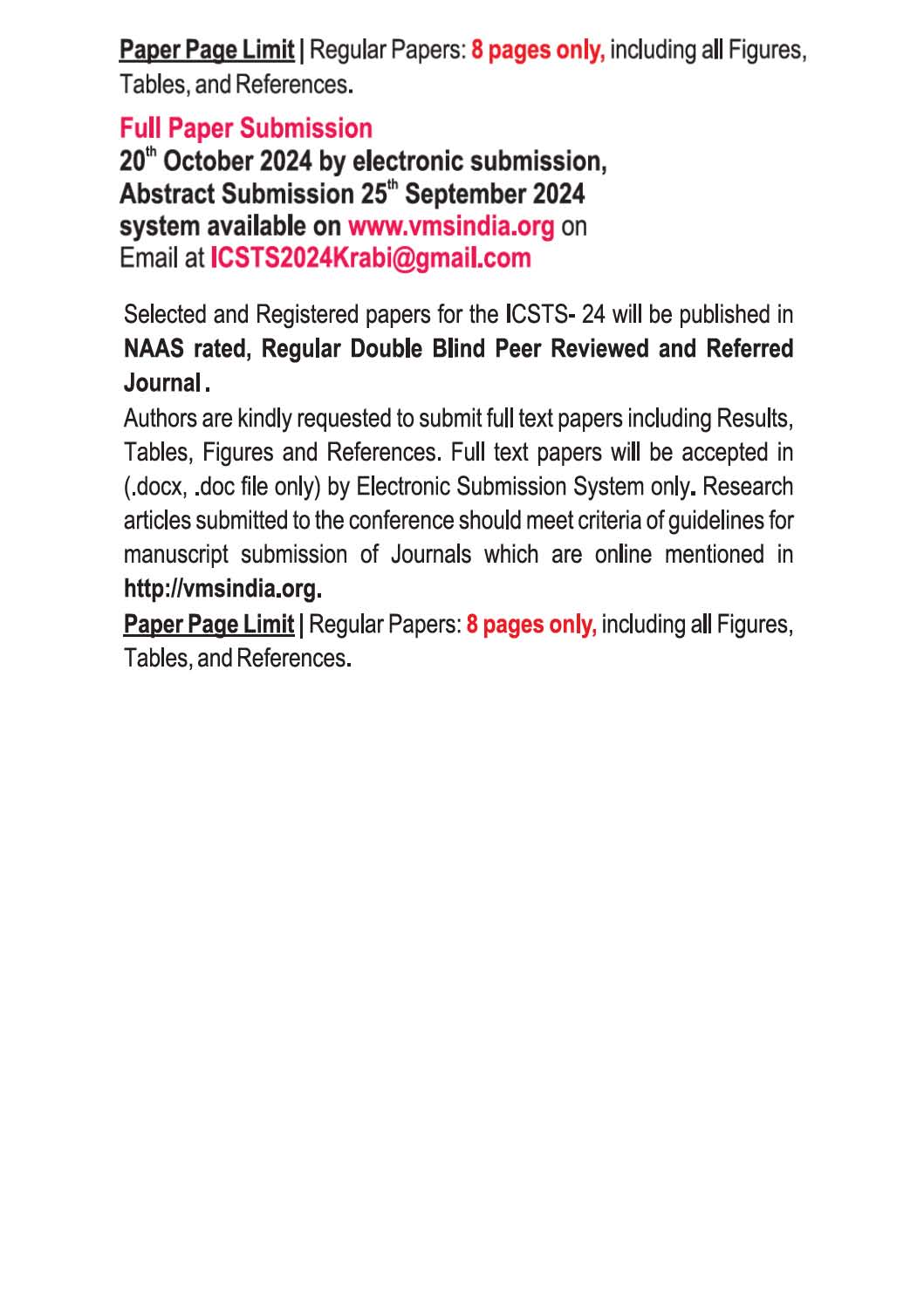 Phuket & Krabi Paper Submission